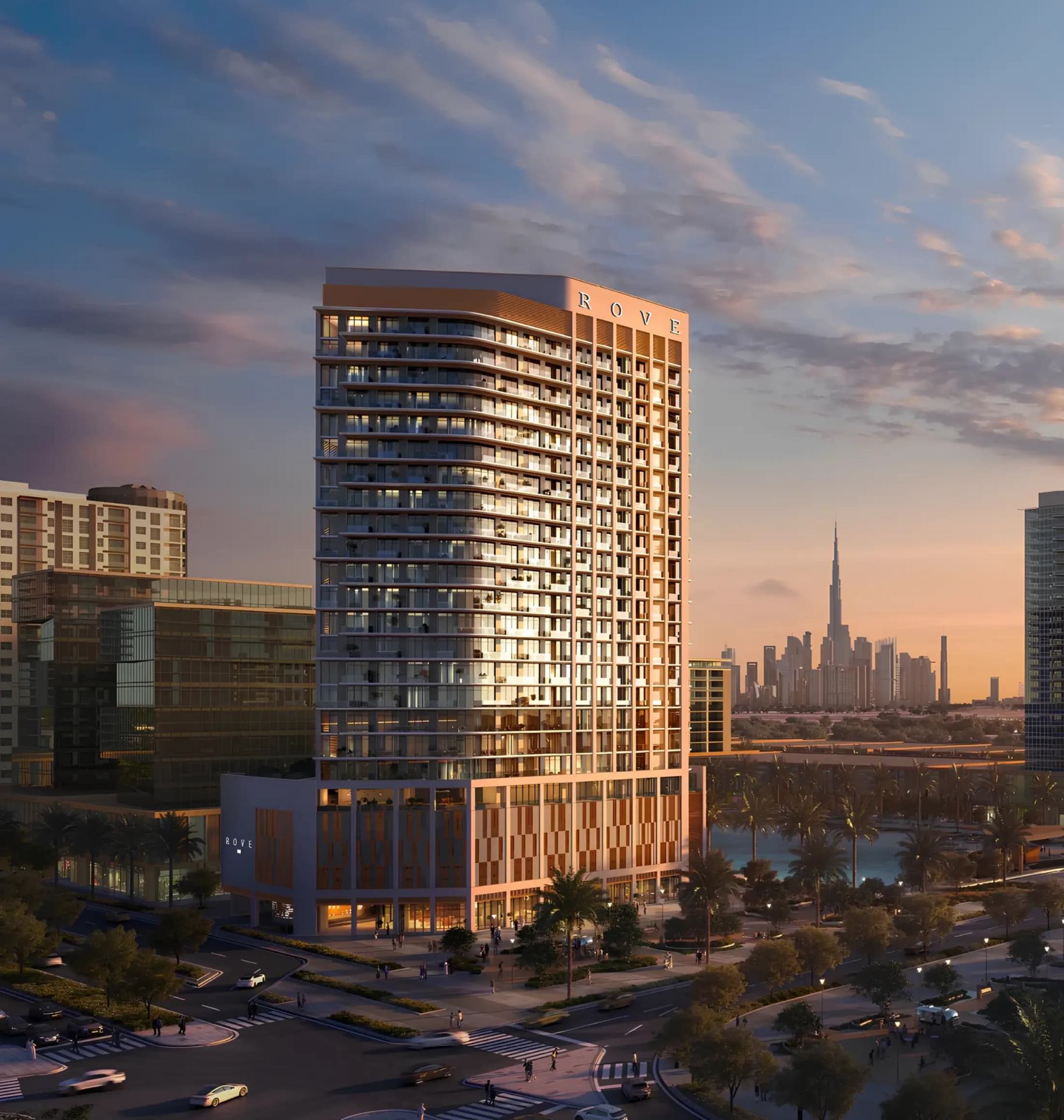 Rove Home Meydan Horizon — moderní městská adresa u laguny, Dubaj